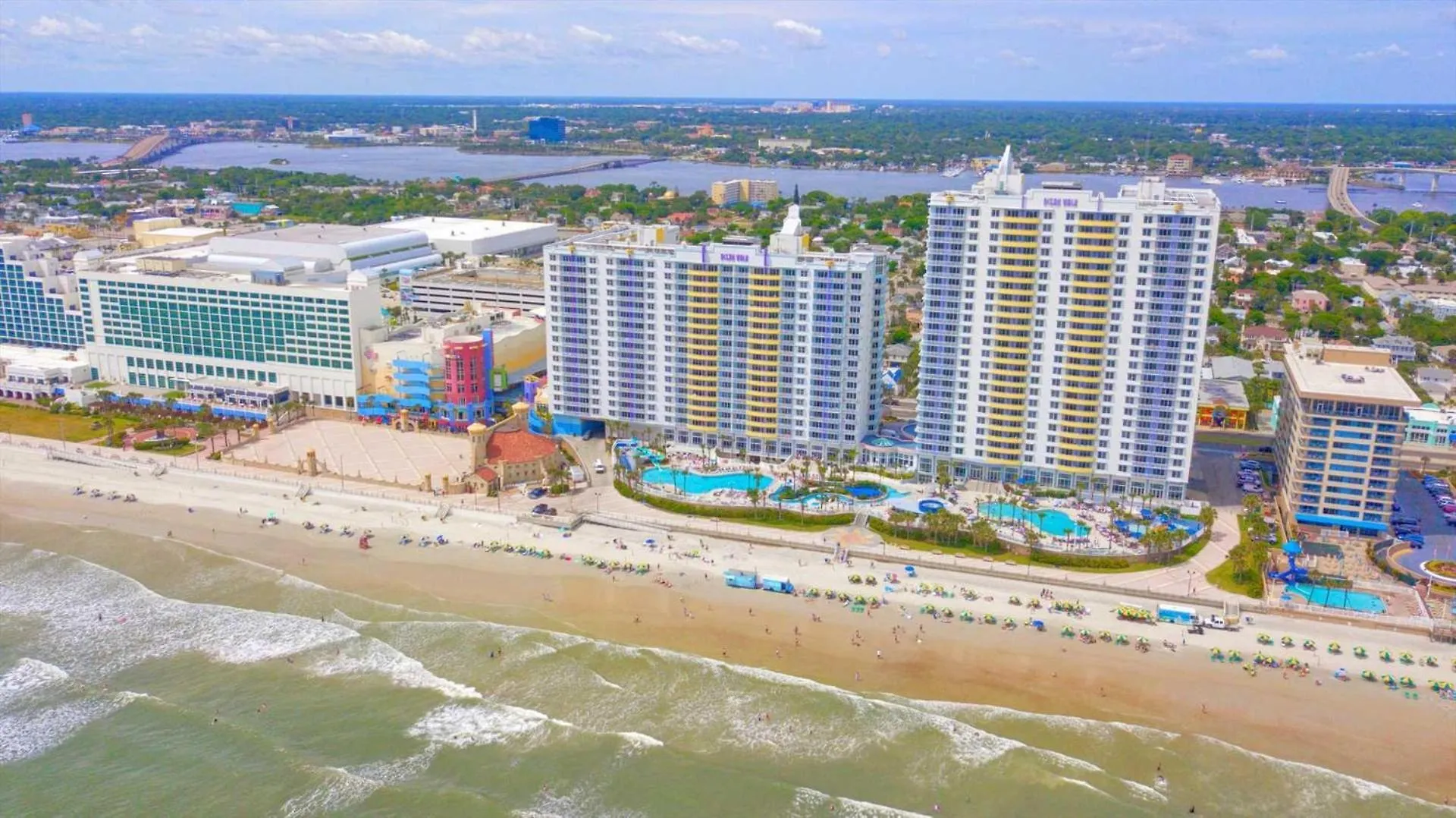 Luxury 2Br Dbl Balcony Direct Ocean Wyndham Resort 데이토나 비치