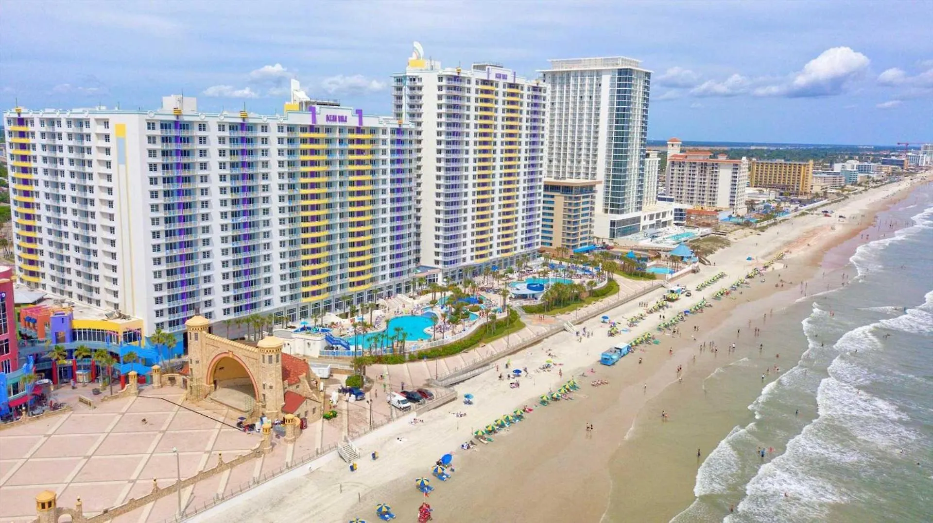 Luxury 2Br Dbl Balcony Direct Ocean Wyndham Resort 데이토나 비치 미국